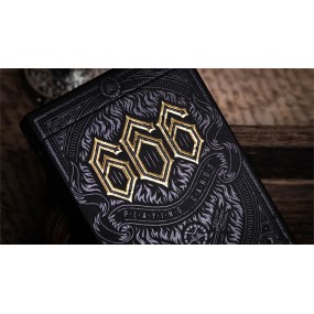 666 Playing Cards Gold